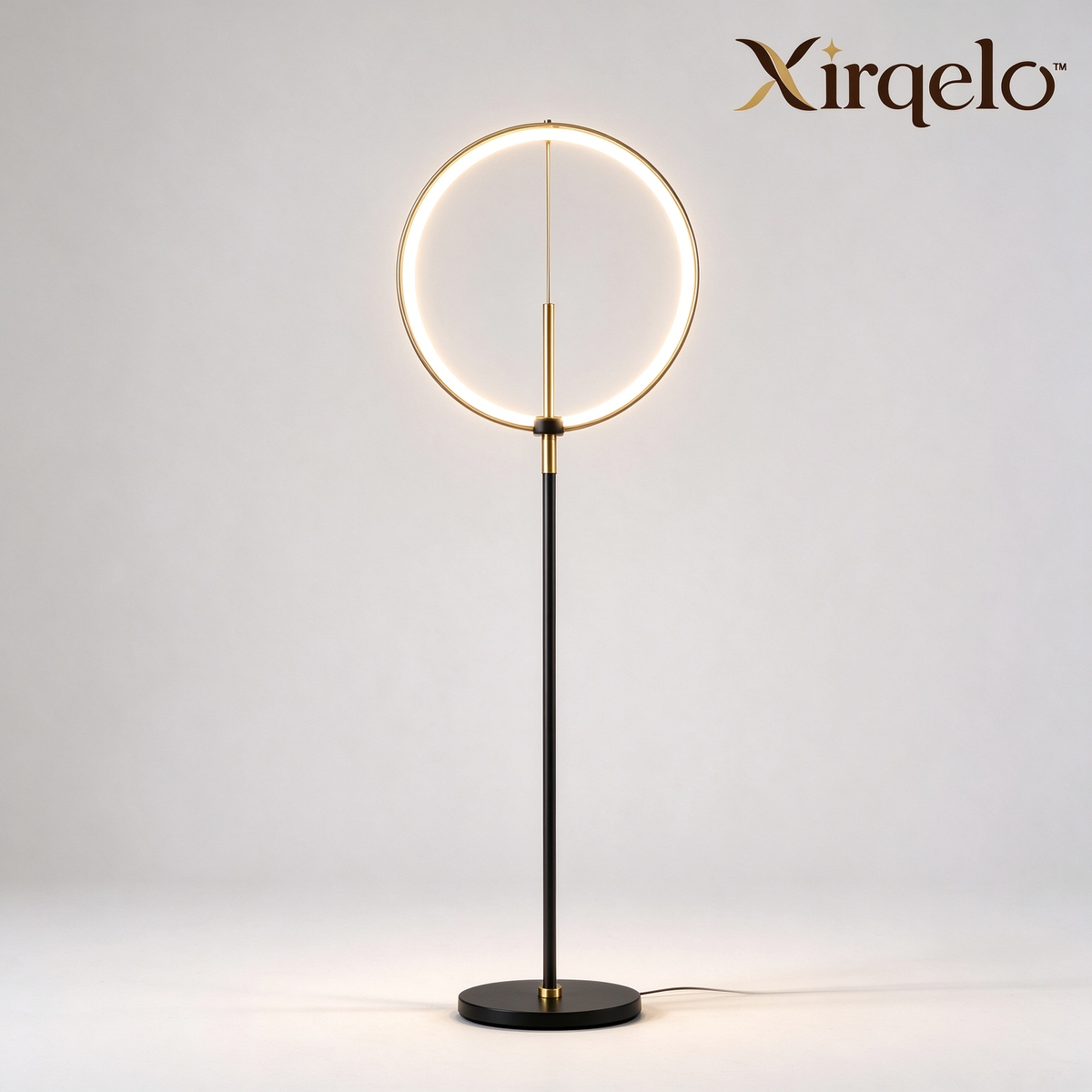 𝑿𝒊𝒓𝒒𝒆𝒍𝒐™ Modern LED Halo Ring Floor Lamp