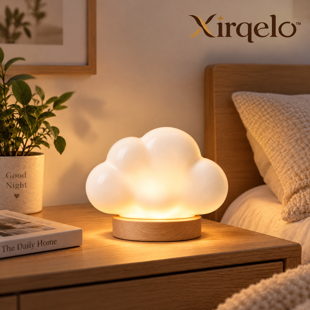 𝑿𝒊𝒓𝒒𝒆𝒍𝒐™ Rechargeable Cloud Night Light with Touch Control