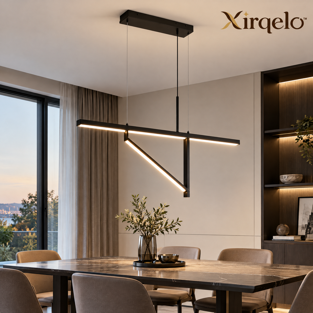 𝑿𝒊𝒓𝒒𝒆𝒍𝒐™ Geometric Linear LED Pendant Light