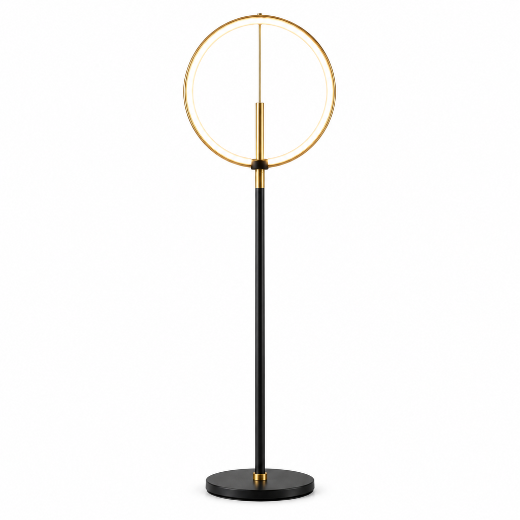 𝑿𝒊𝒓𝒒𝒆𝒍𝒐™ Modern LED Halo Ring Floor Lamp