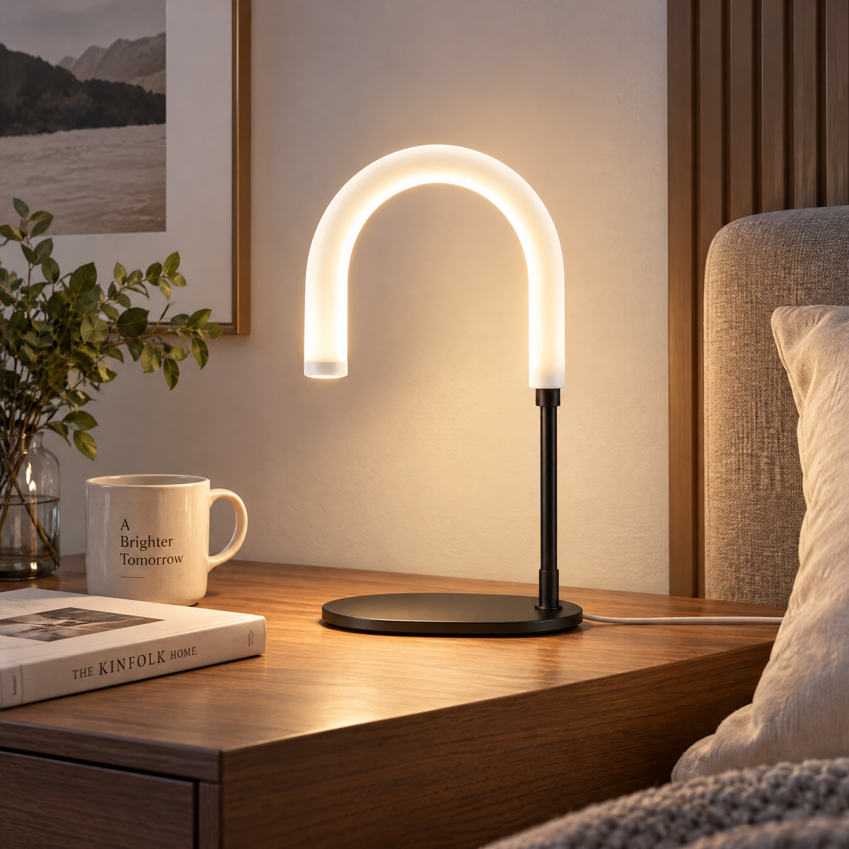 𝑿𝒊𝒓𝒒𝒆𝒍𝒐™ Minimalist LED Arch Table Lamp